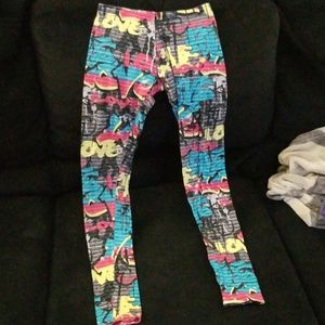 Graffiti leggings